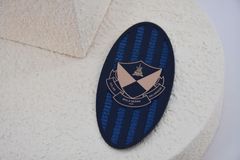 ملصقات نقل حراري من السيليكون مخصصة للملابس مع شعارات بثلاثة ألوان