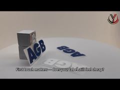 مخصص 3.5 سم 3 ألوان سيليكون تسميات نقل الحرارة للملابس