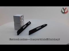 ملابس تستخدم أشرطة شبكية من البوليستر مطبوع عليها شعار سيليكون أبيض