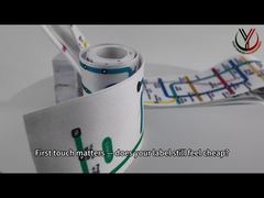 SGS ODM الشاشة المطبوعة الملصقات على شريط القطن 100٪ Oeko Tex Standard 100