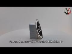 Watch: White Tatami Fabric Printed Labels With Black Silicone Logo For Garments Showcase