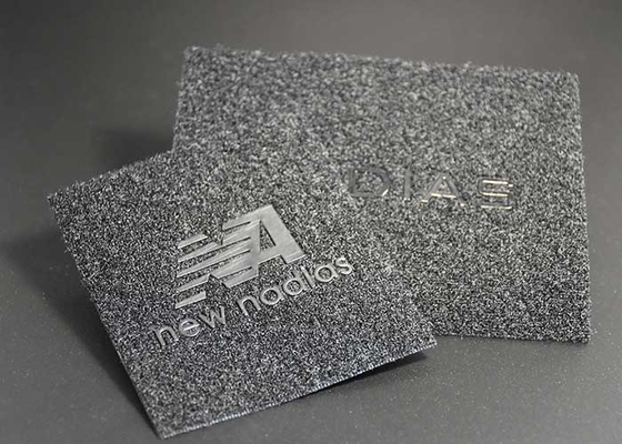 تسميات الملابس المخصصة تنقش الفيلكرو لامع / مات تبو الشعار