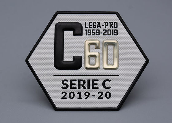 تسميات ملابس نقل الحرارة حسب الطلب الجهد مع شعار TPU ثلاثي الأبعاد