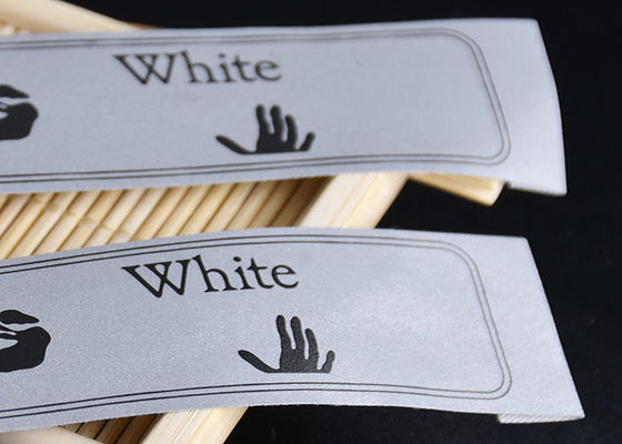 ملصقات عاكسة للملابس 3M مخصصة مطبوعة بشعار الحبر الأسود