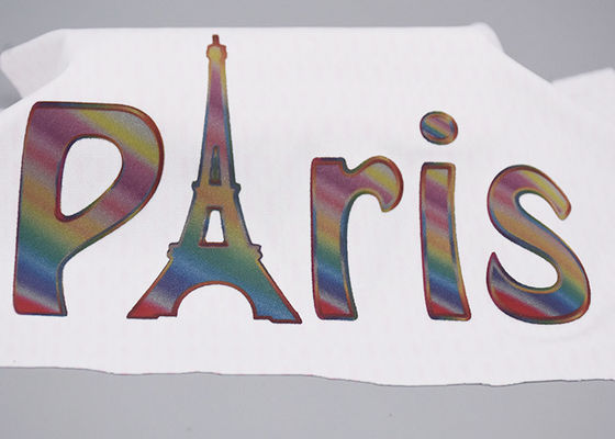 ملون حروف فيلم نقل الحرارة تسميات الملابس حسب الطلب