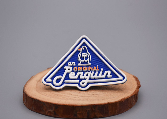 ملصقات ملابس سيليكون مطبوعة بالذوبان الساخن حسب الطلب من نسيج قطني طويل