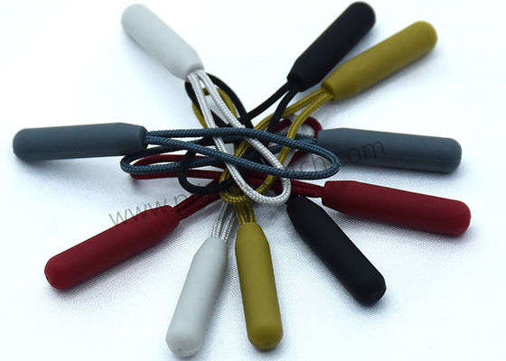 OEM TPU 4 Colorways Plastic Zipper Puller 56 * 8mm مجتذب المطاط
