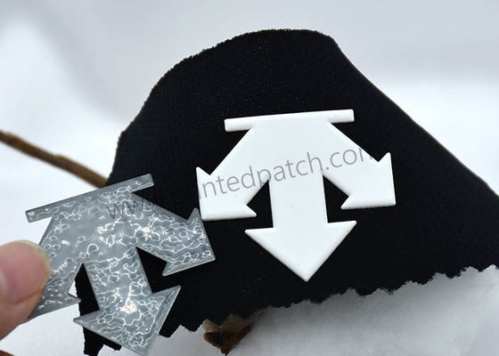 OEM 3D سيليكون تسميات نقل الحرارة الملابس شهادة OEKO-TEX